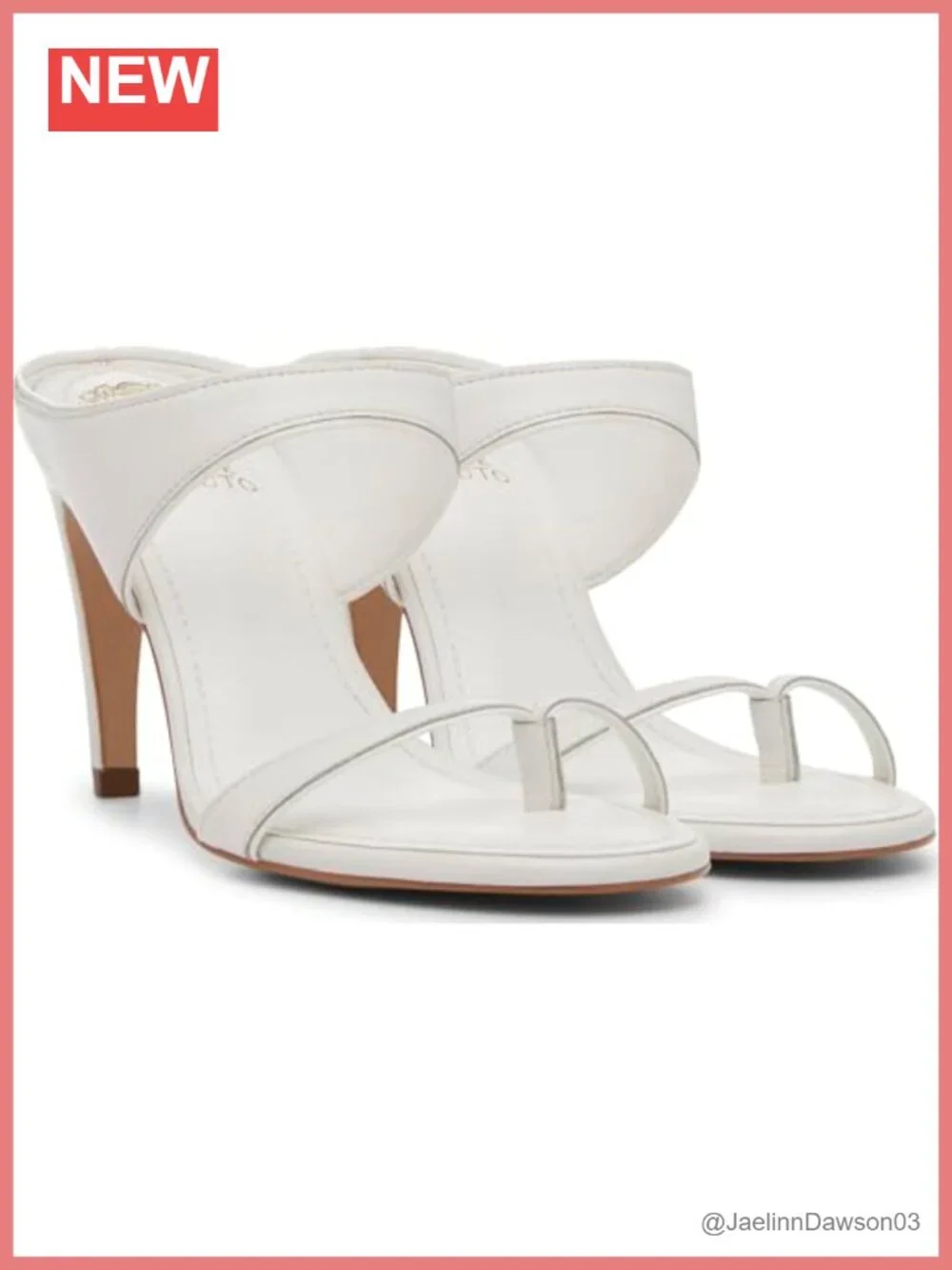 Vince Camuto Brisa Toe Loop High Heel Sandals Leather